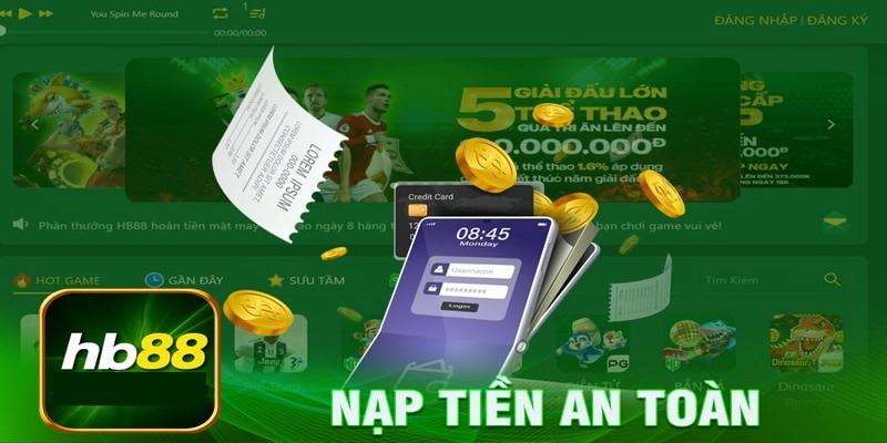 Các hình thức nạp tiền Hb88